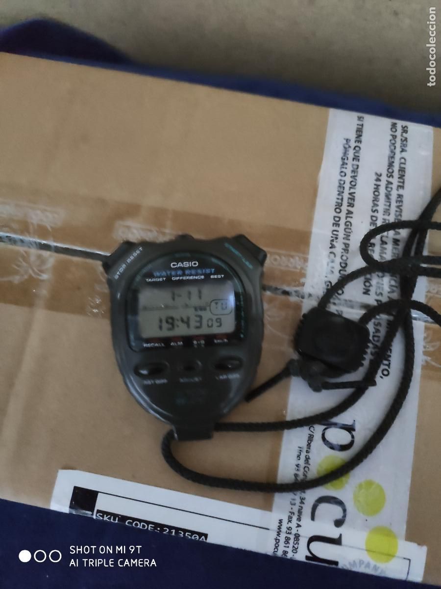 Relojes - Casio: CASIO STOPWATCH RELOJ CRONOMETRO HS 1000 FUNCIONANDO - Foto 1