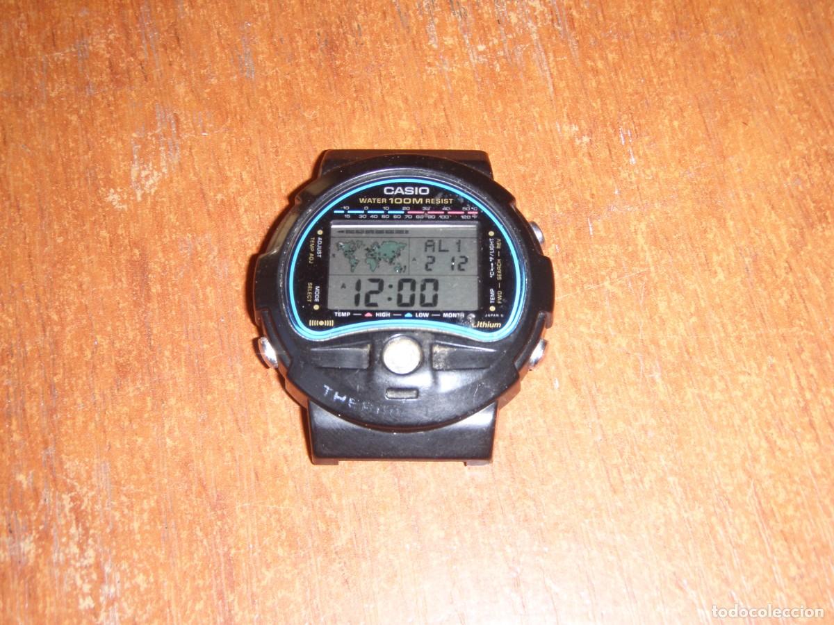 Relojes - Casio: RELOJ DIGITAL CASIO TS100 CON TERMOMETRO FUNCIONANDO - Foto 2
