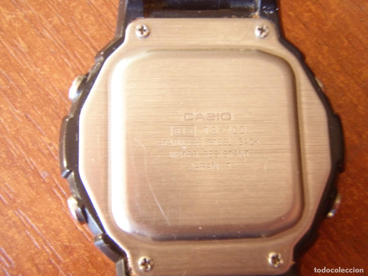 Relojes - Casio: RELOJ DIGITAL CASIO TS100 CON TERMOMETRO FUNCIONANDO - Foto 5
