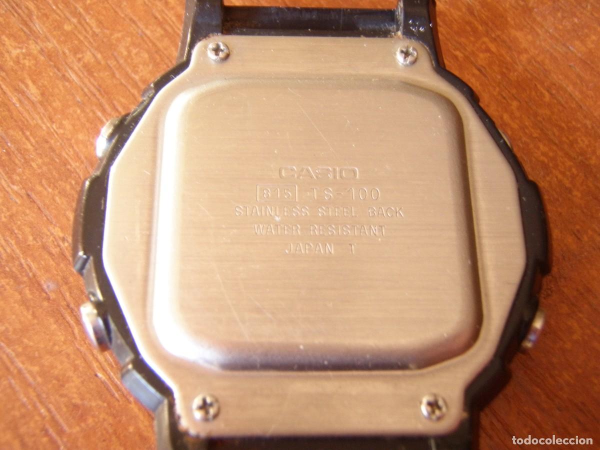 Relojes - Casio: RELOJ DIGITAL CASIO TS100 CON TERMOMETRO FUNCIONANDO - Foto 6