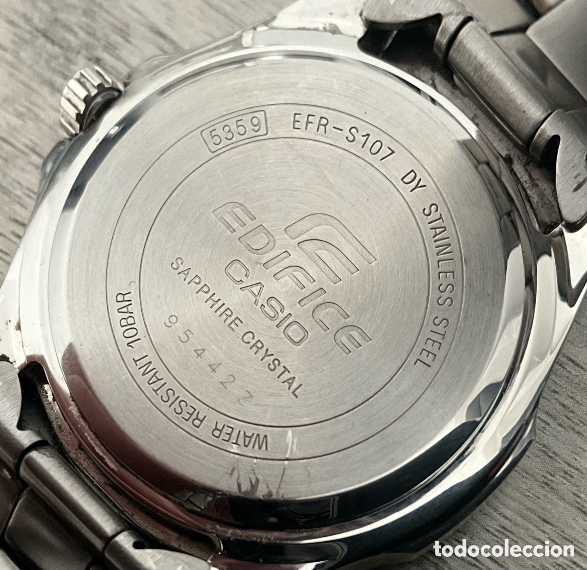 Relojes - Casio: *️⃣RELOJ CASIO&reg;️ EDIFICE. EFR S107D 1AV. COMO NUEVO - Foto 4