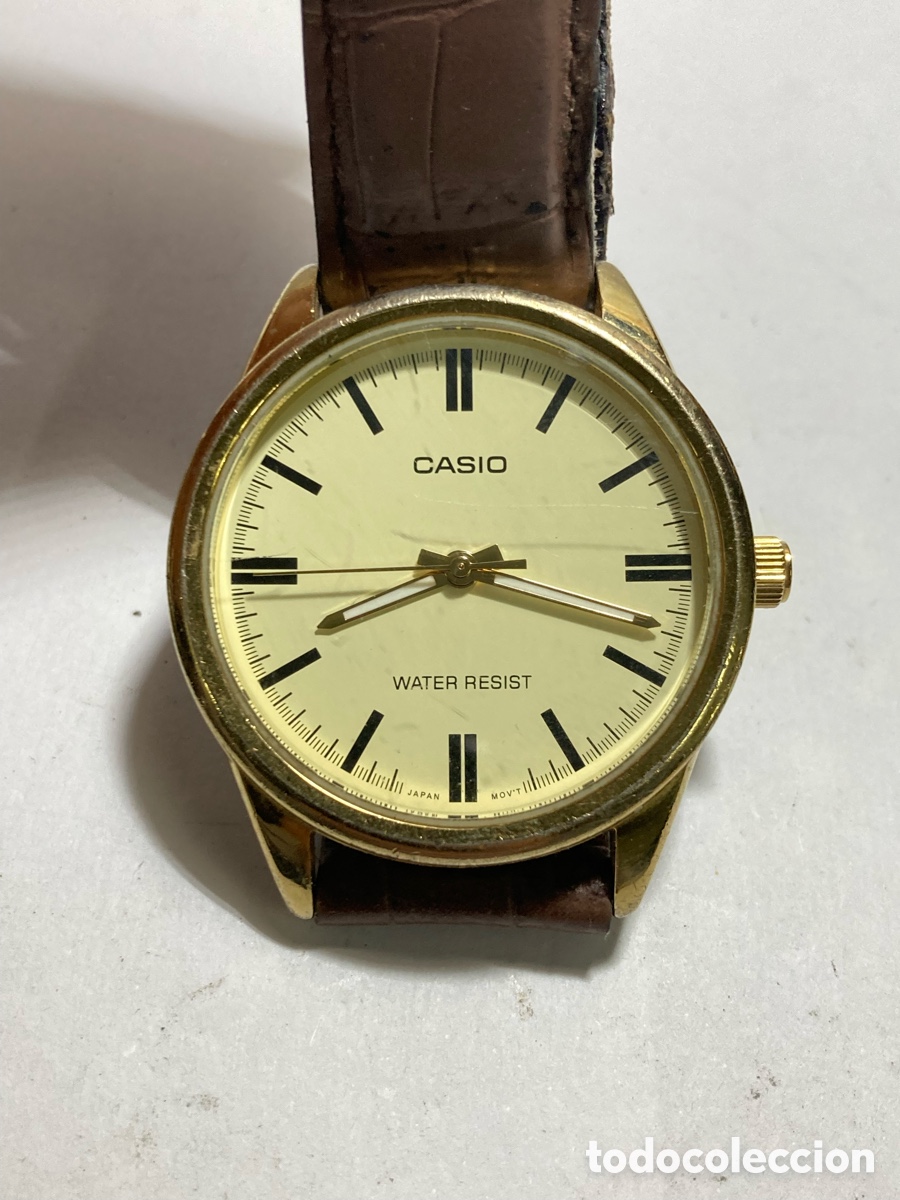 Relojes - Casio: Reloj Casio chapado MTP-V008 /cr21-34 - Foto 1
