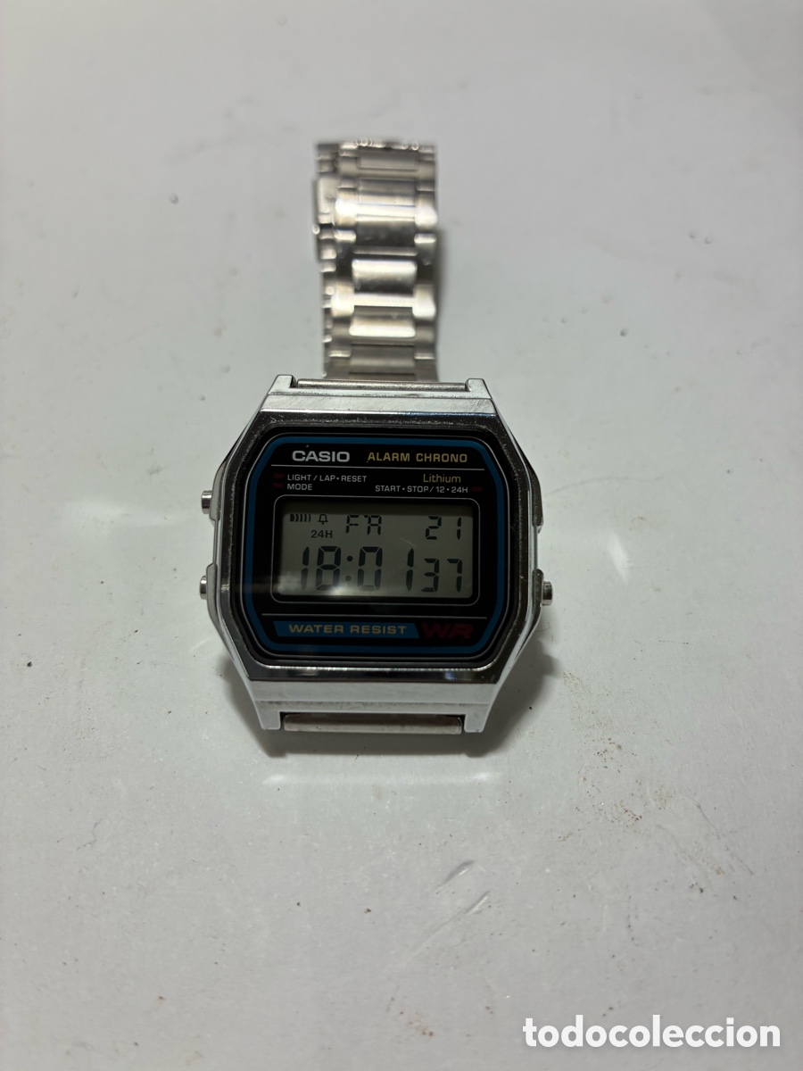 Relojes - Casio: Reloj Casio A158W como nuevo /CR26-36 - Foto 2