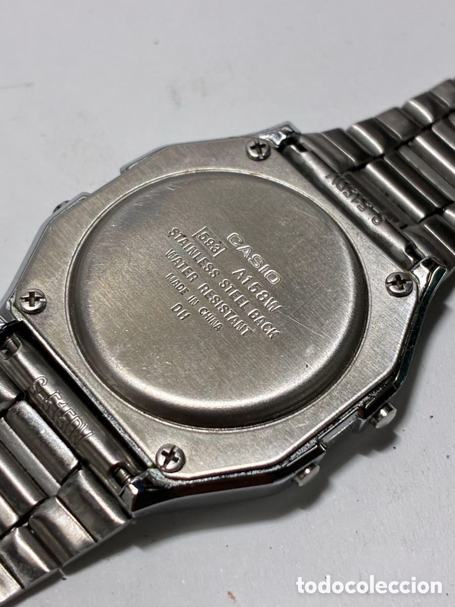 Relojes - Casio: Reloj Casio A158W como nuevo /CR26-36 - Foto 4