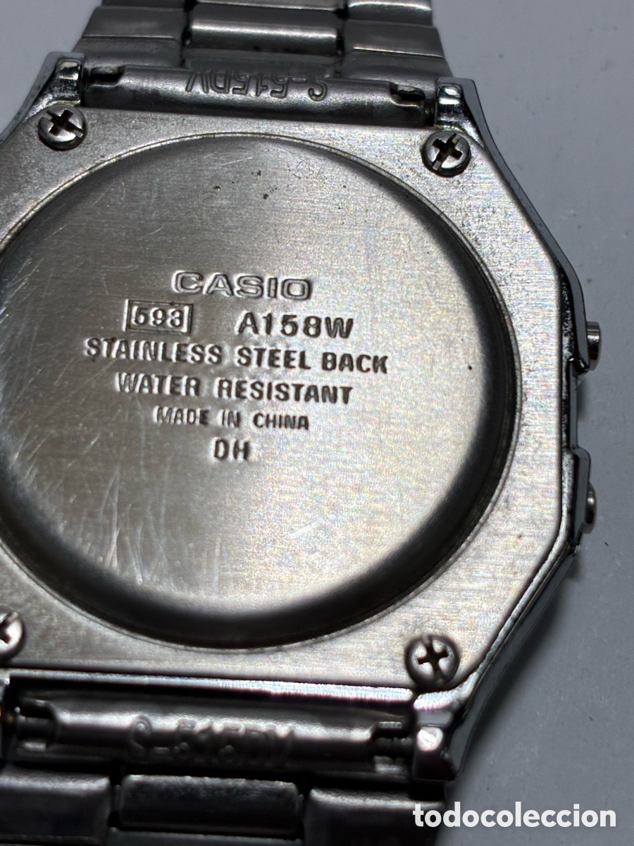 Relojes - Casio: Reloj Casio A158W como nuevo /CR26-36 - Foto 5