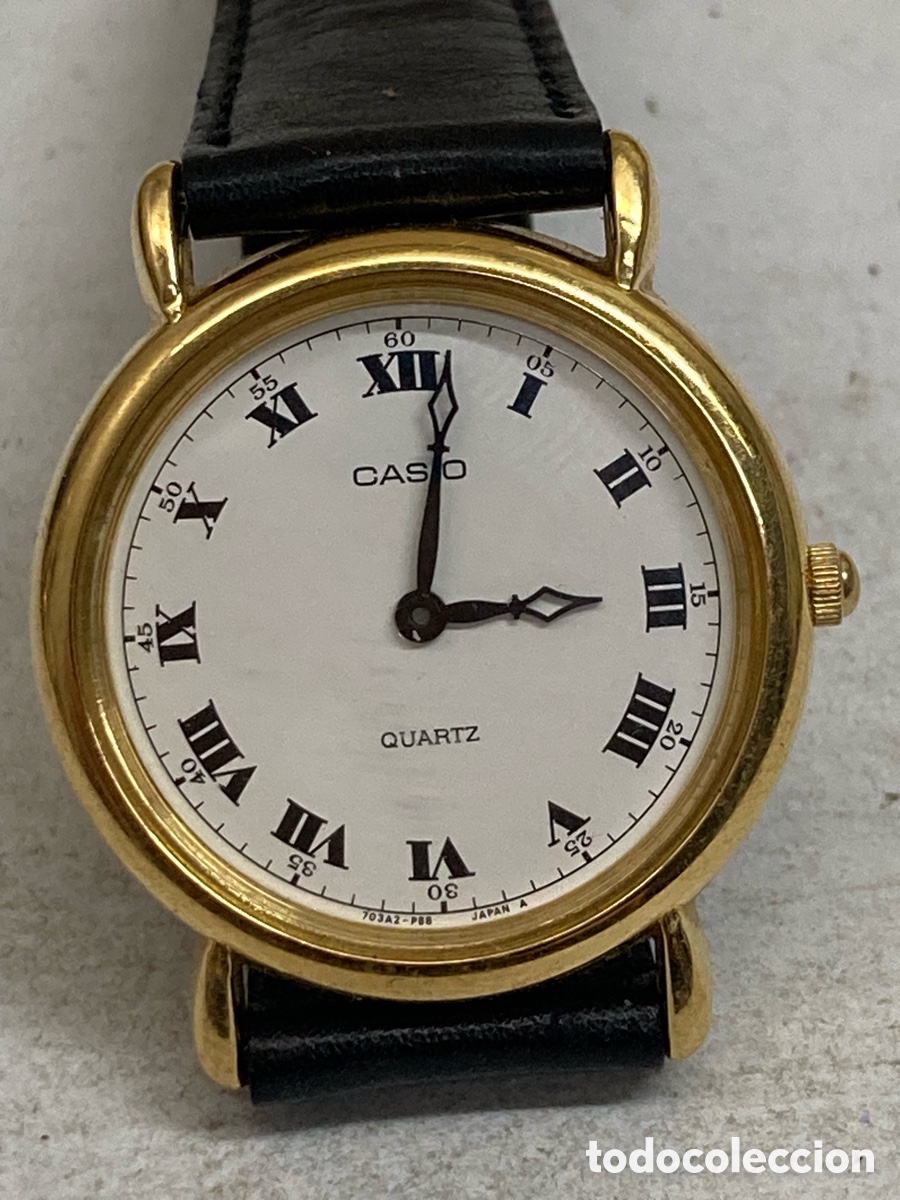 Relojes - Casio: Reloj Casio Quartz dorado /CR28-12 - Foto 2
