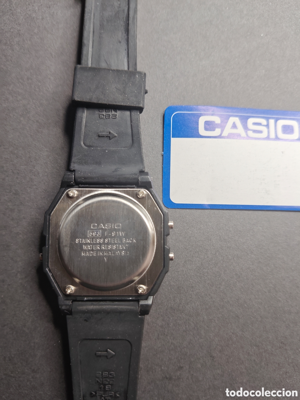 Relojes - Casio: Lote de 50 relojes Casio Mod.593 F-91W - Foto 8