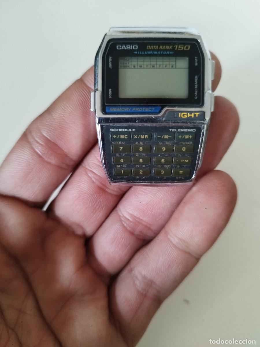 Relojes - Casio: Antiguo reloj de pulsera Casio Data Bank 150 Illuminator.. sin Probar. - Foto 1
