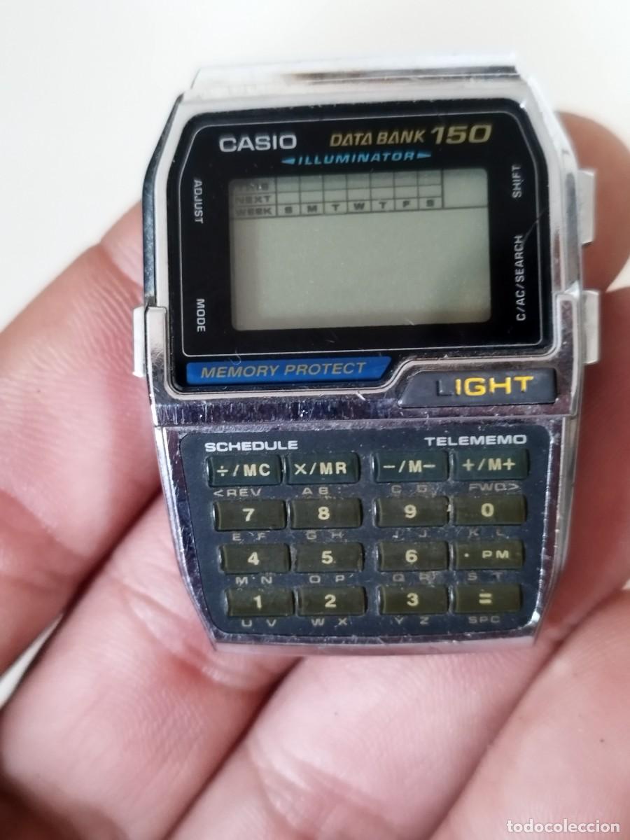 Relojes - Casio: Antiguo reloj de pulsera Casio Data Bank 150 Illuminator.. sin Probar. - Foto 2