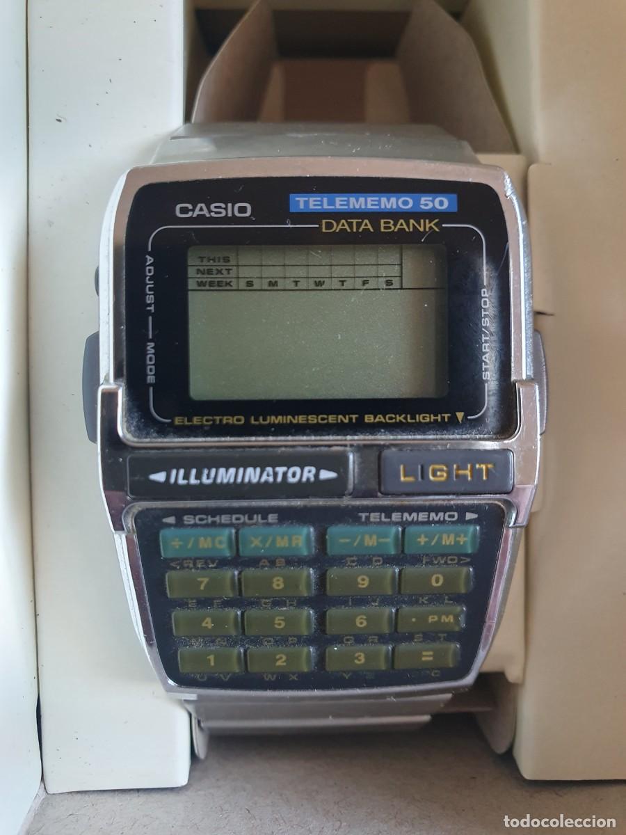 Relojes - Casio: Reloj Casio DBC-630 telememo 50 data bank digital con caja original estado impecable - Foto 1