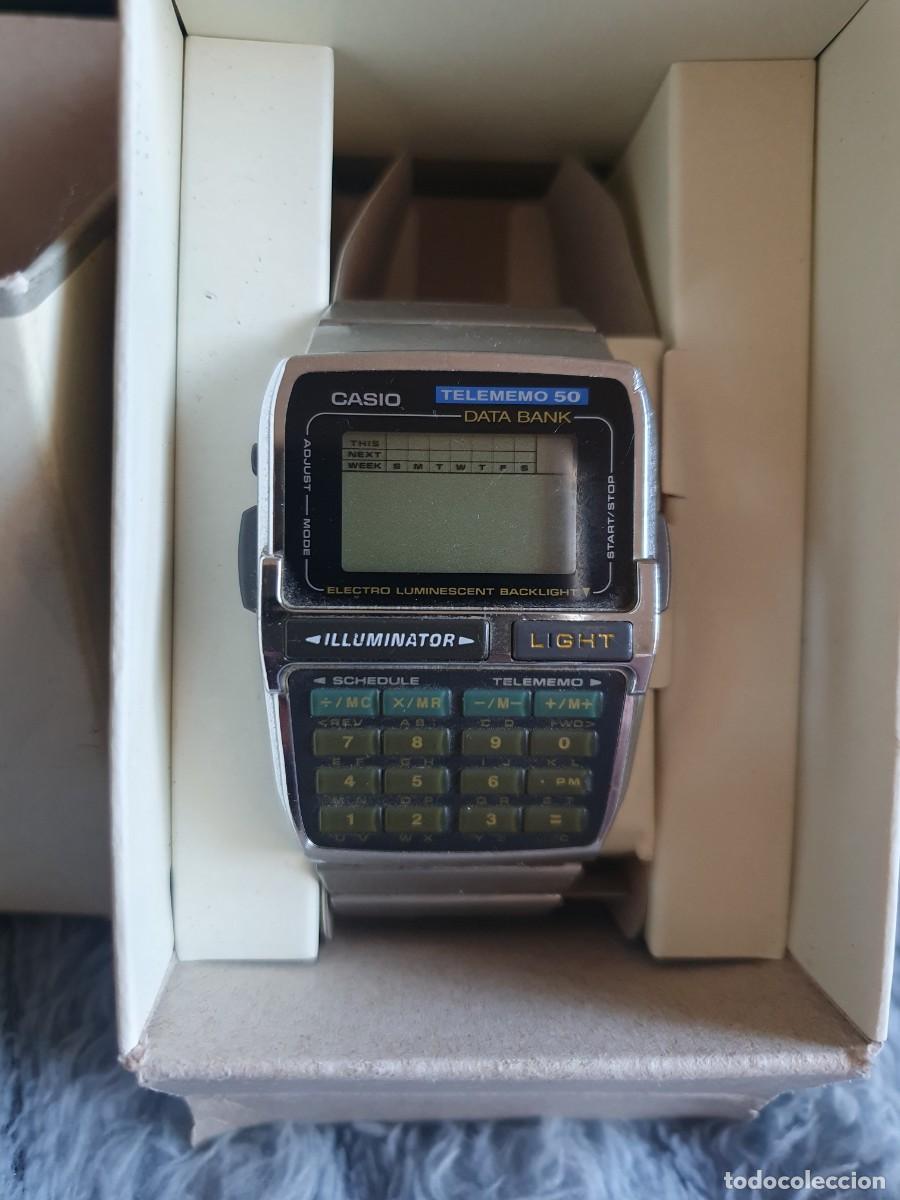 Relojes - Casio: Reloj Casio DBC-630 telememo 50 data bank digital con caja original estado impecable - Foto 2
