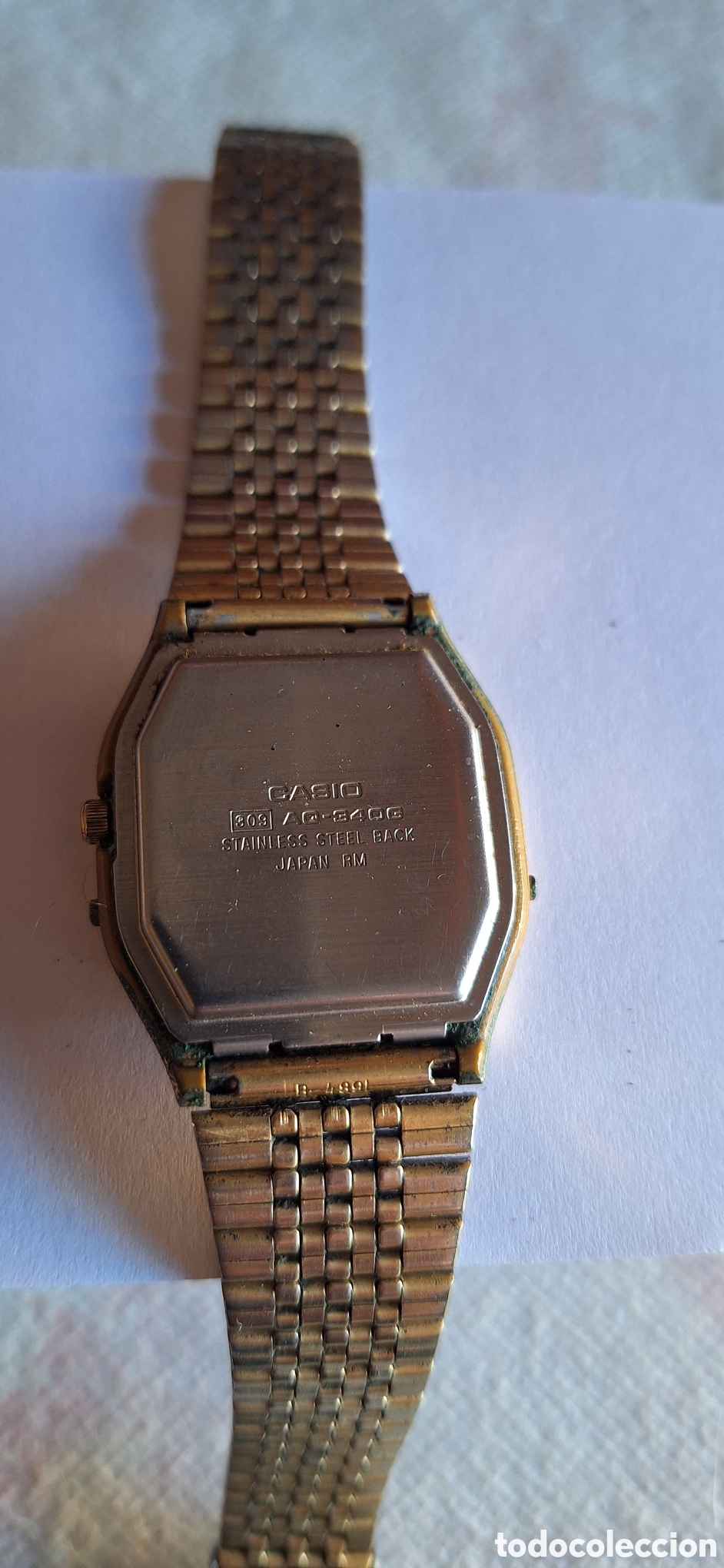 Relojes - Casio: Reloj Casio Quartz 309-AG-34OG no funciona - Foto 3
