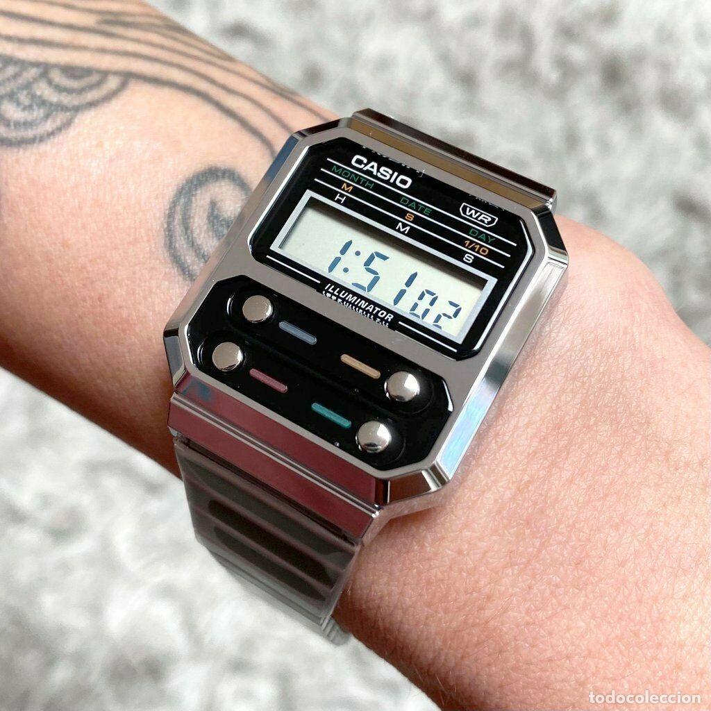 Relojes - Casio: RELOJ CASIO A-100WE-1A , PEL&Iacute;CULA ALIEN - Foto 5