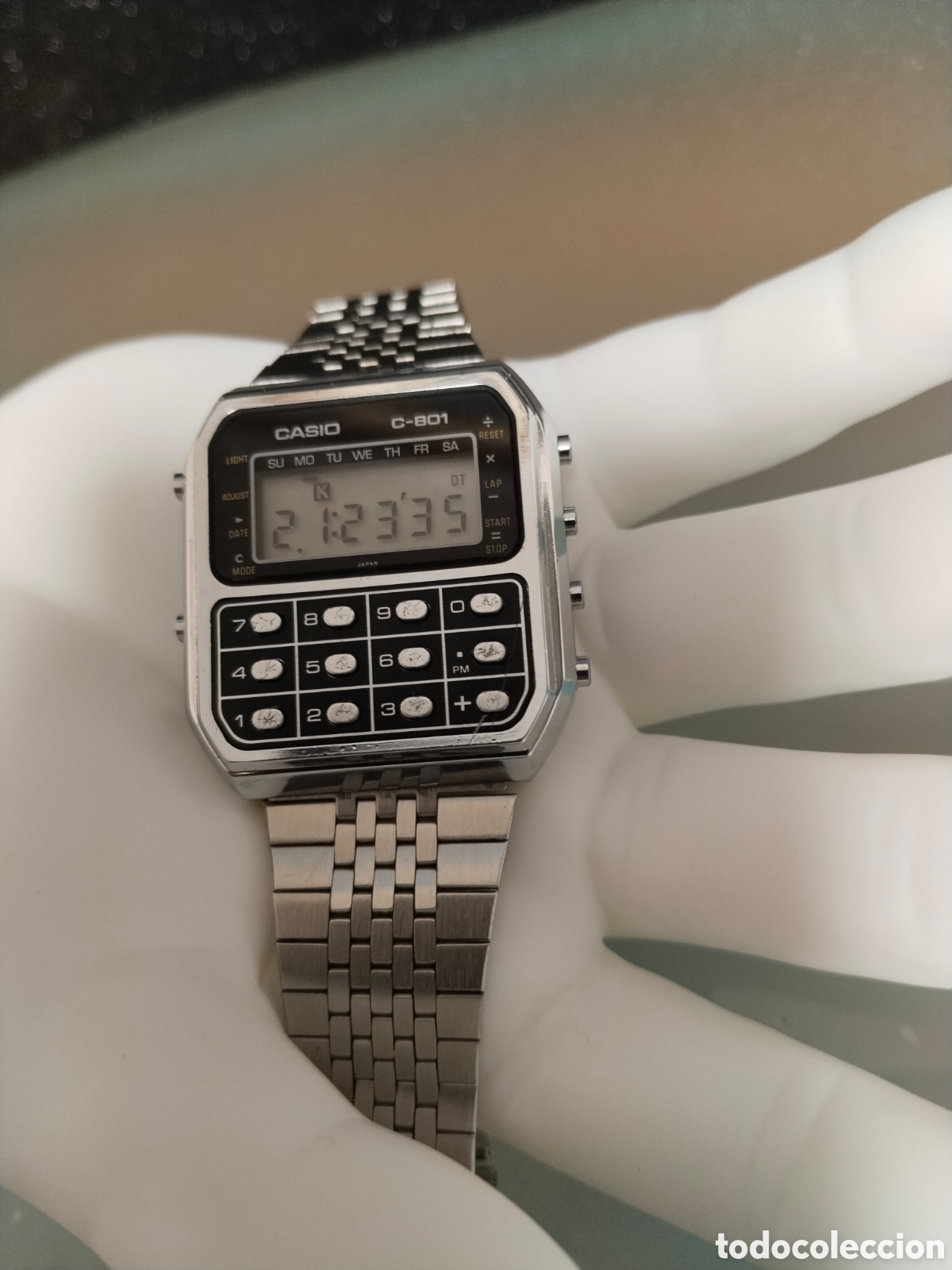 Relojes - Casio: RELOJ CALCULADORA CASIO C-801 - Foto 5