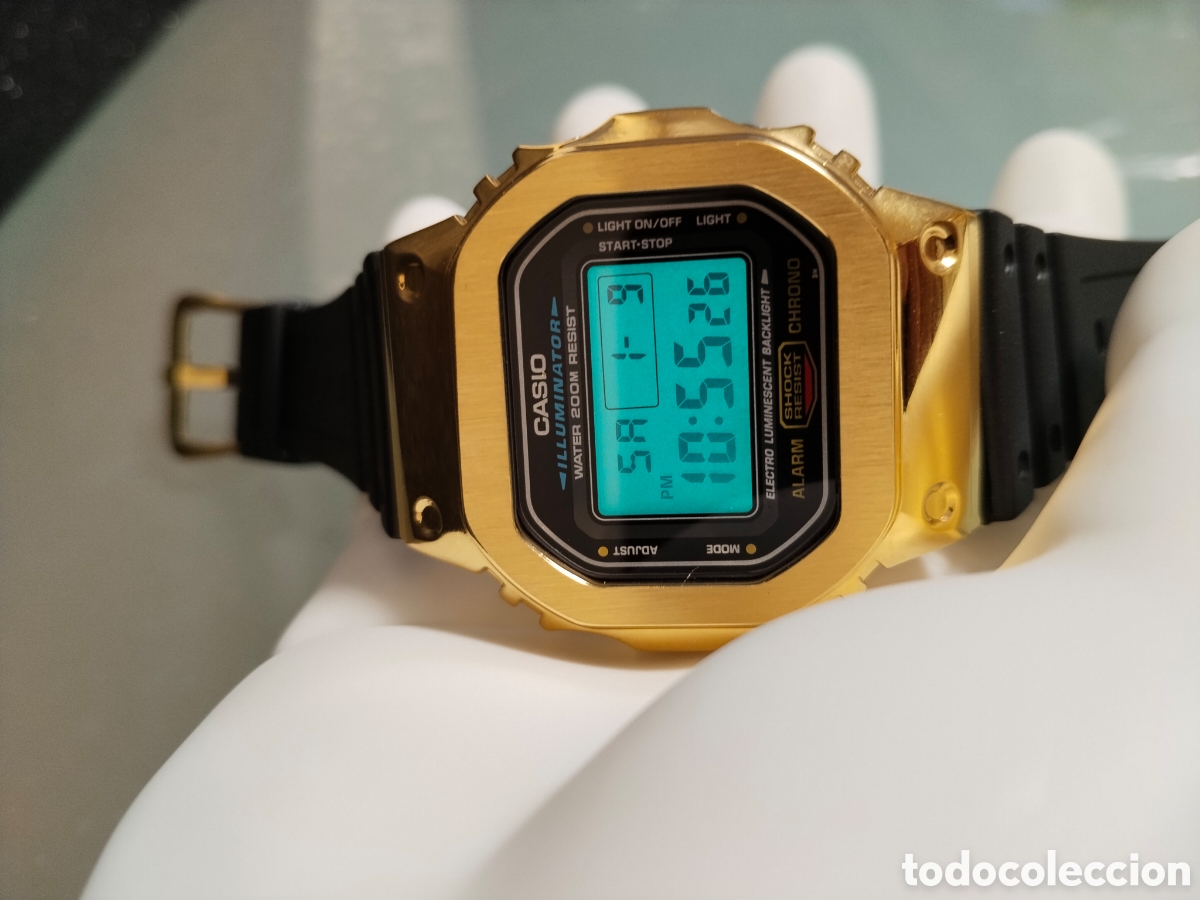Relojes - Casio: RELOJ CASIO DW-5600E CUSTOM GOLD - Foto 6