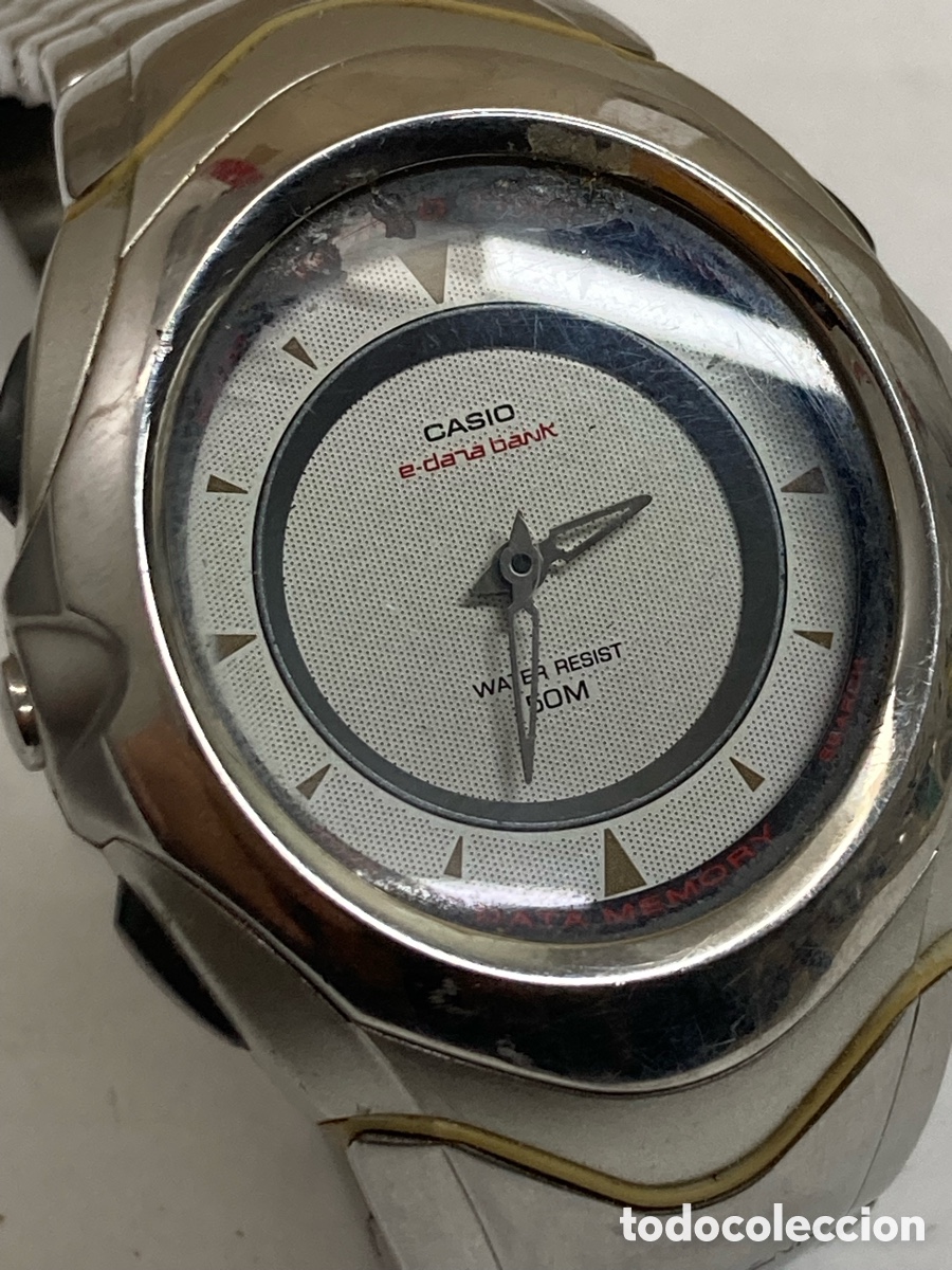 Relojes - Casio: RELOJ DE ACERO CASIO EDB-501 PARA PIEZAS/CR43-37 - Foto 2