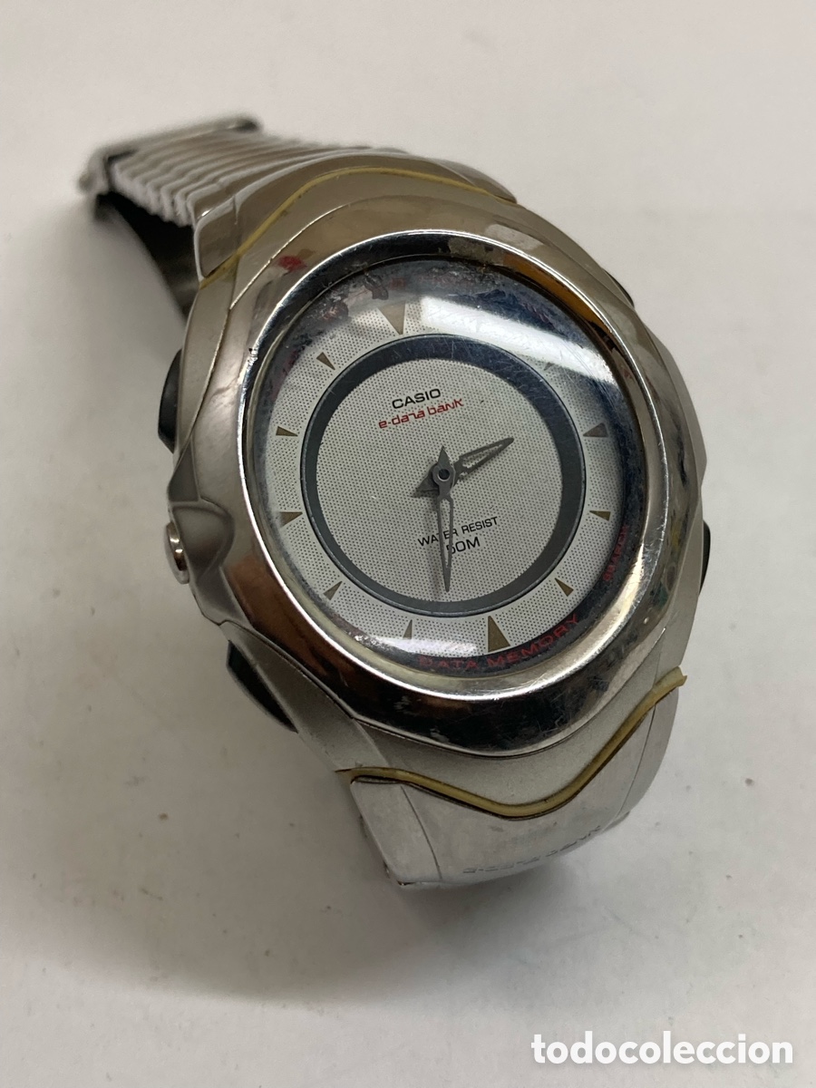 Relojes - Casio: RELOJ DE ACERO CASIO EDB-501 PARA PIEZAS/CR43-37 - Foto 1