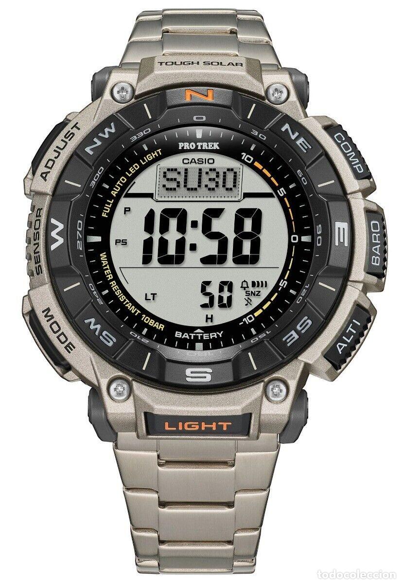 Relojes - Casio: CASIO PRO TREK PRG-340T-7ER aluminio - Foto 1