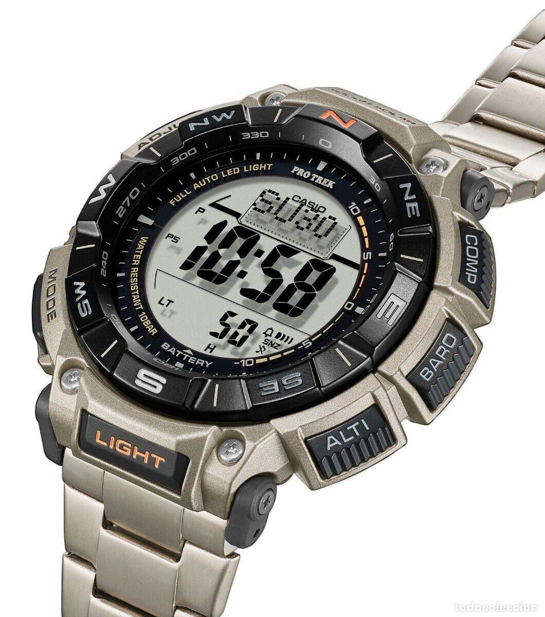 Relojes - Casio: CASIO PRO TREK PRG-340T-7ER aluminio - Foto 2