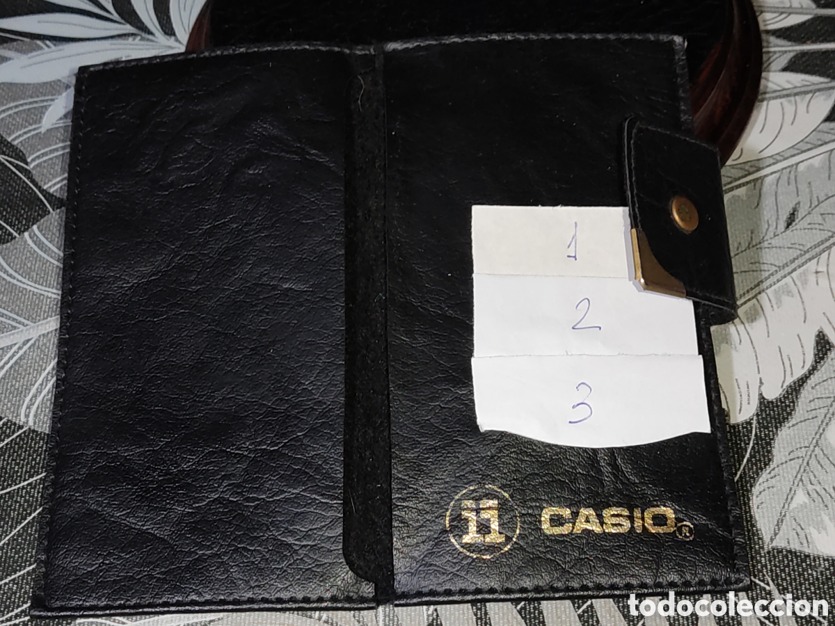 Relojes - Casio: Cartera & Tarjetero Casio.Original a&ntilde;os 70.Sin uso. - Foto 1