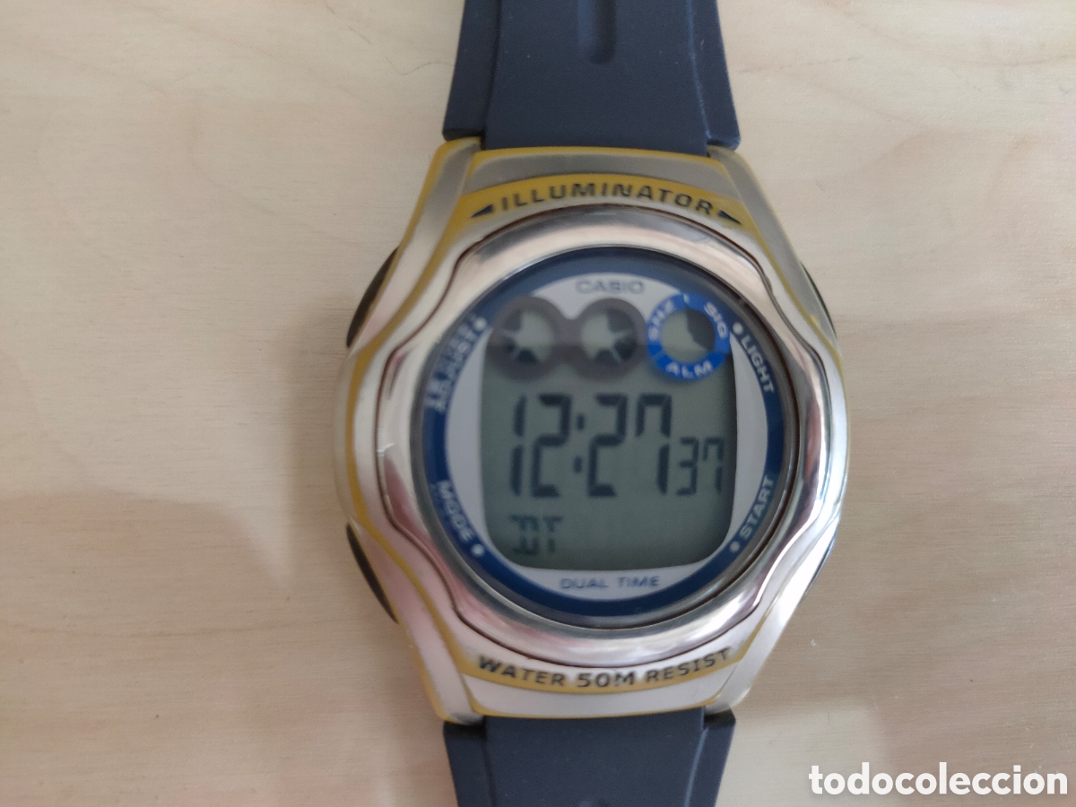 Relojes - Casio: Reloj Casio 2481 W-E11. Funcionando y en buen estado.Illuminator - Foto 3