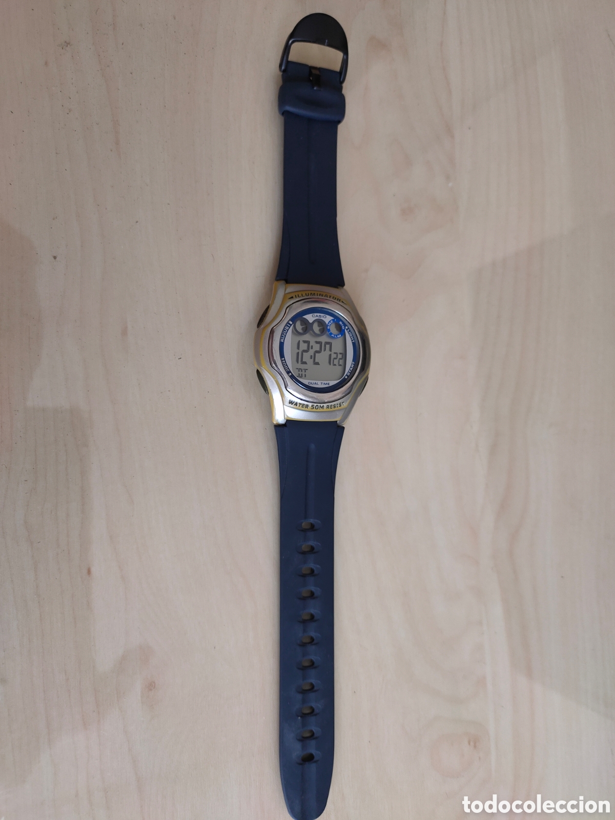 Relojes - Casio: Reloj Casio 2481 W-E11. Funcionando y en buen estado.Illuminator - Foto 4