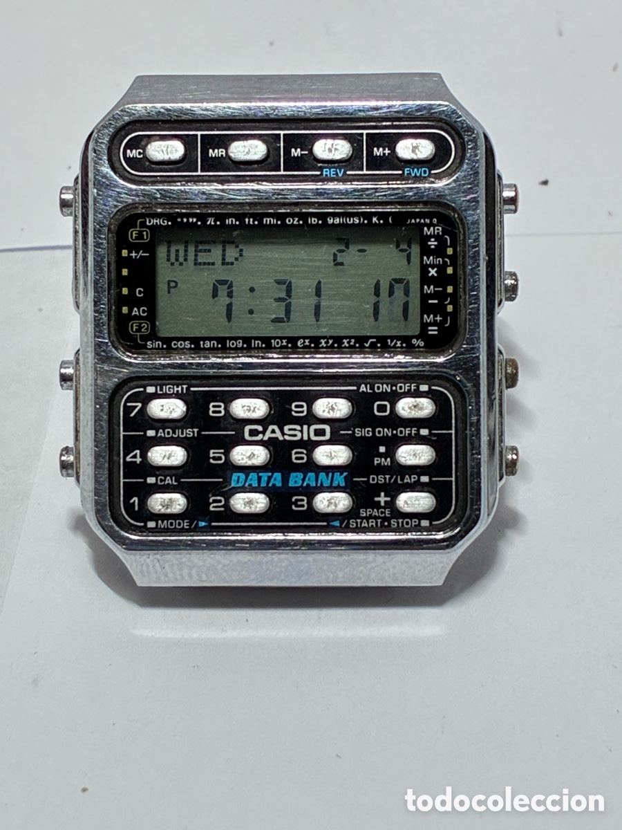 Relojes - Casio: Casio CD-401 Calculadora Reloj Module 246 Data Bank /CR35-07 - Foto 1