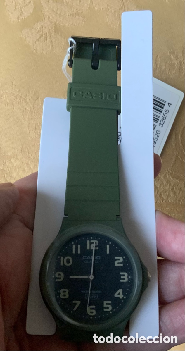 Relojes - Casio: RELOJ CASIO 1330 SIN ESTRENAR CAUCHO VERDE CAQUI - Foto 6