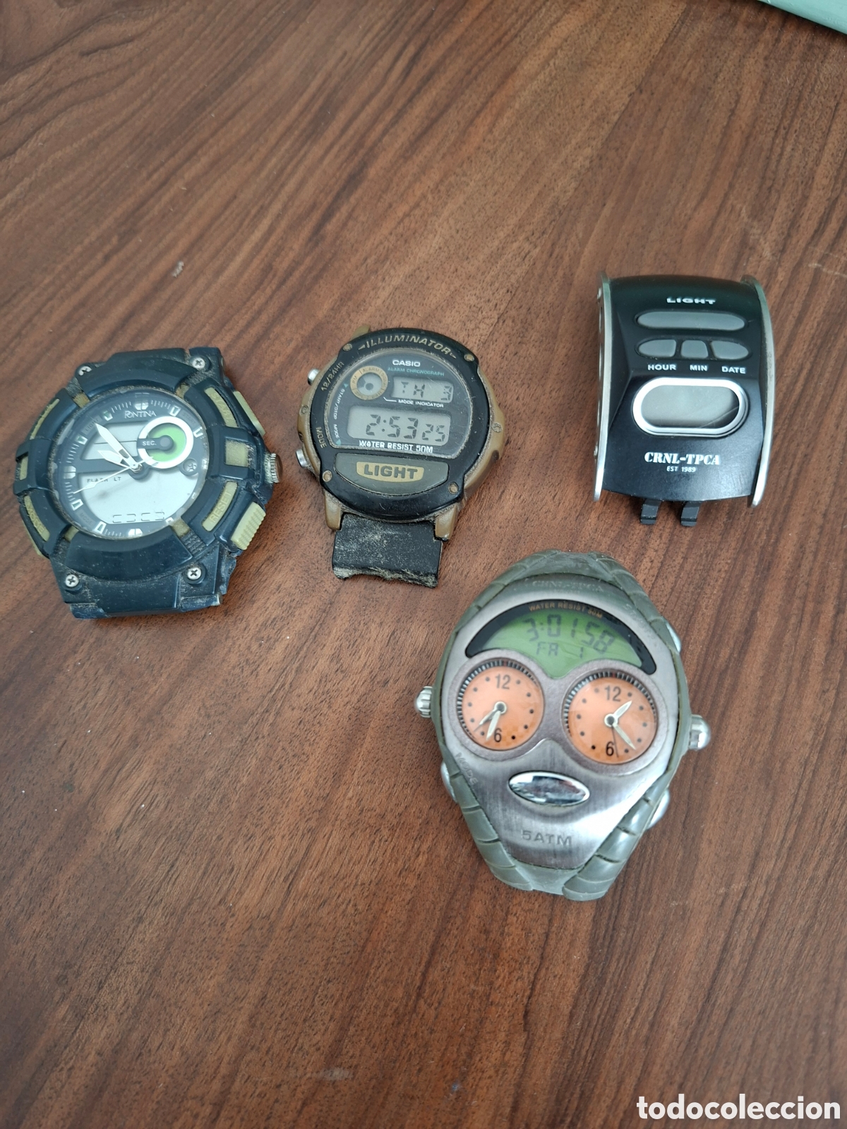 Relojes - Casio: Lote 4 Relojes Casio,Coronel Tapioca y Pontina