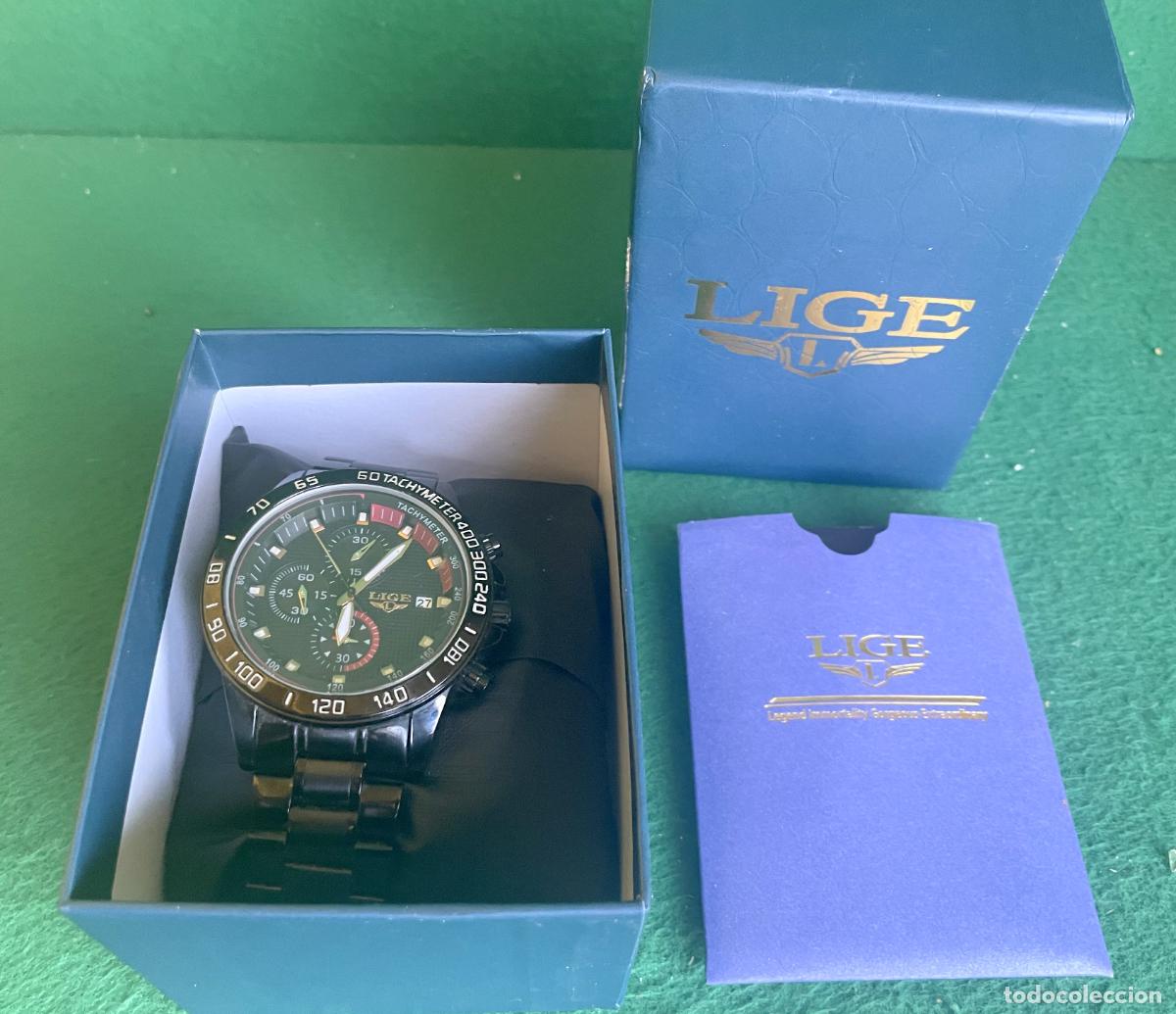 Relojes - Casio: RELOJ CABALLERO LIGE DREAM - CRON&Oacute;GRAFO - CAJA Y DOCUMENTACI&Oacute;N - FUNCIONANDO SIN PROBLEMAS