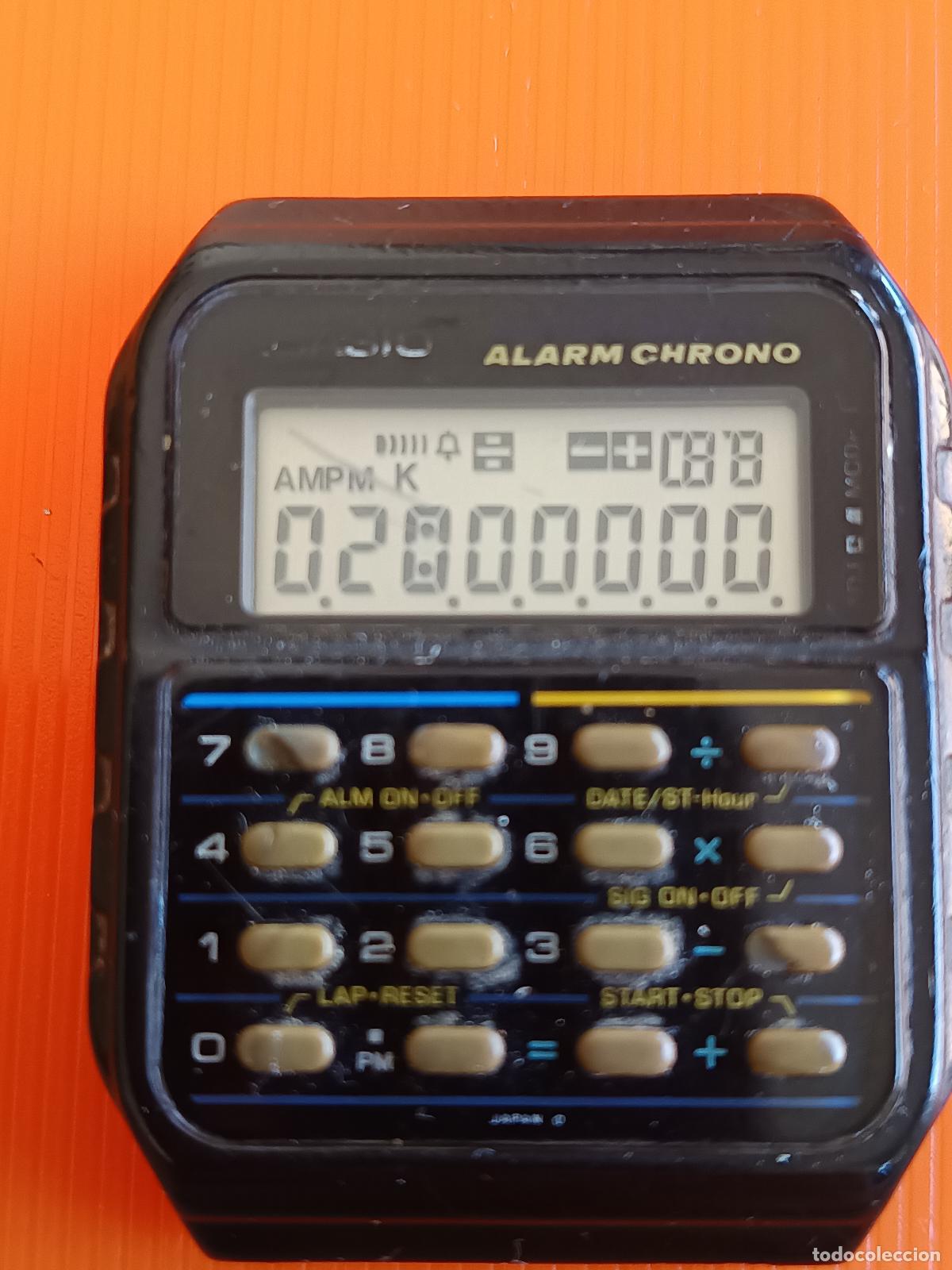 Relojes - Casio: RELOJ CASIO 437 CA-55 CALCULADORA MADE IN JAPAN.