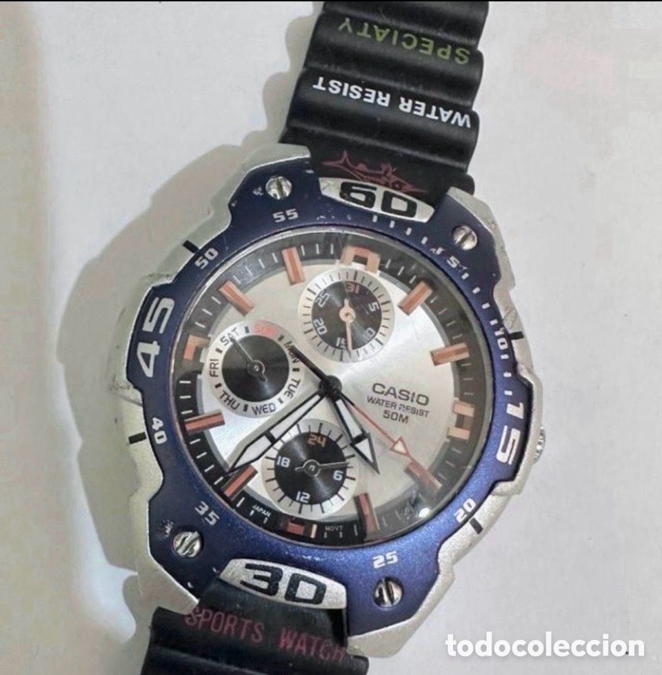 Montres - Casio: Reloj Casio Water Resist 50M Vintage El reloj funciona perfectamente