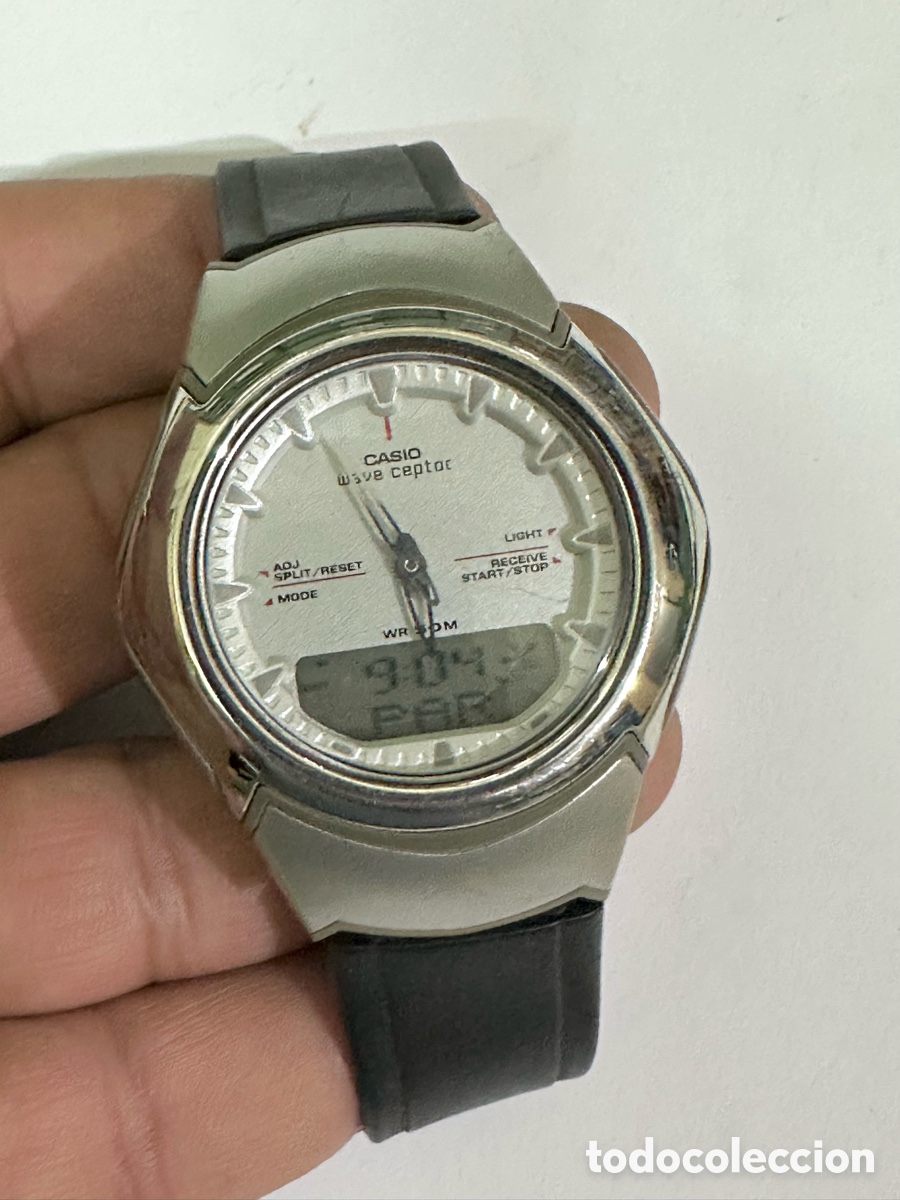 Relojes - Casio: Reloj CASIO WAVE CEPTOC 43mm con luz