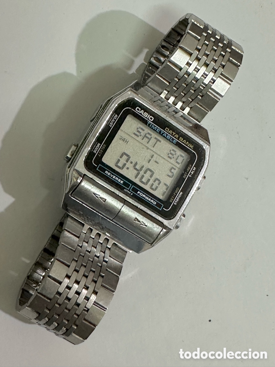 Relojes - Casio: Reloj CASIO DBT-700 DATA BANK TIMETABLE Jap&oacute;n Vintage