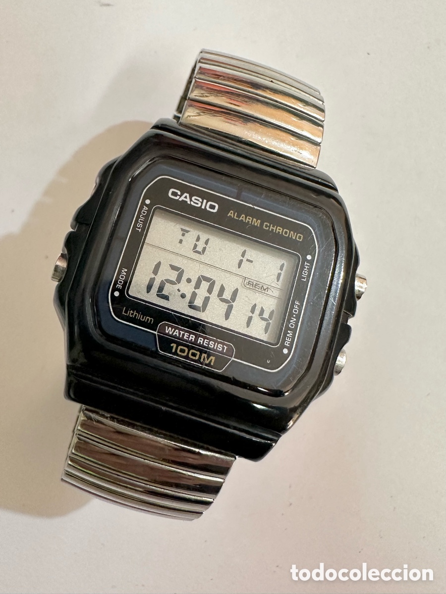 Montres - Casio: Antiguo reloj CASIO W-720T Alarm Chrono 100M Vintage