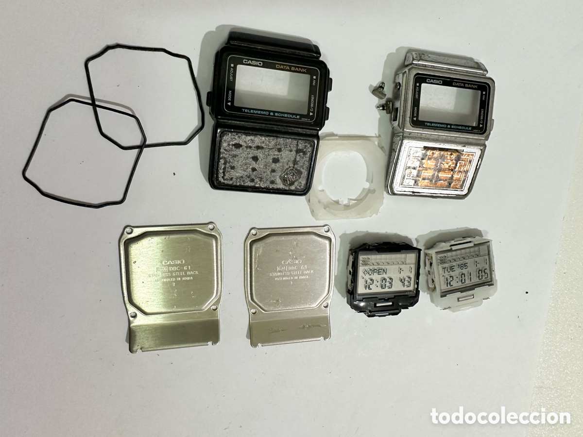 Montres - Casio: Lote de dos CASIO DBC-61 los movimientos funcionan bien