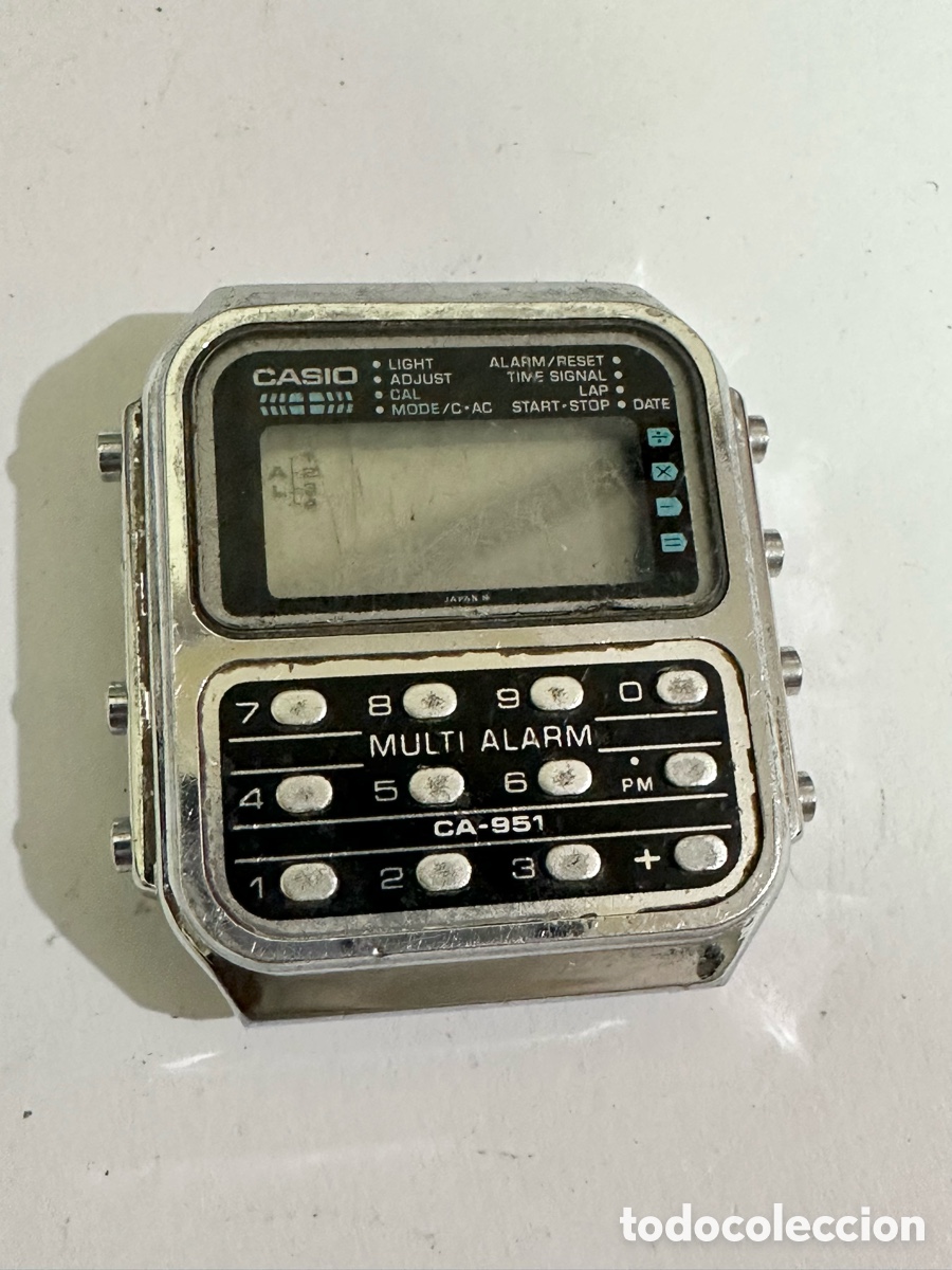 Relojes - Casio: Antiguo Reloj CASIO CA-951 CALCULADORA MULTI ALARM JAPON Vintage
