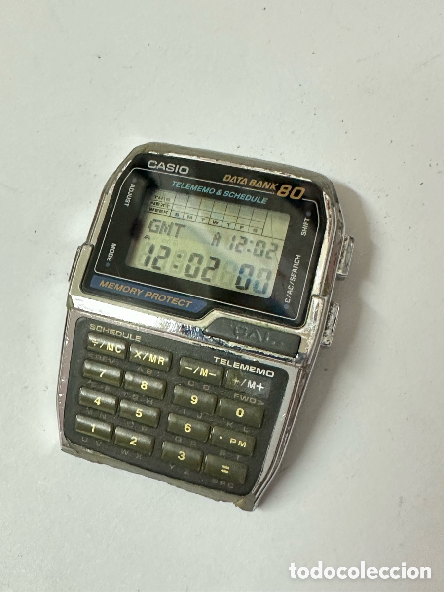 Relojes - Casio: Antiguo Reloj CASIO DBC-800 Calculadora Vintage