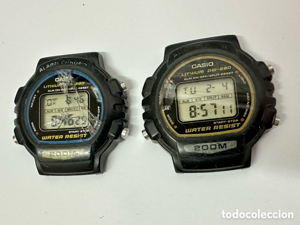 Montres - Casio: Lote De Dos CASIO DW-280 WATER RESIST 200M
