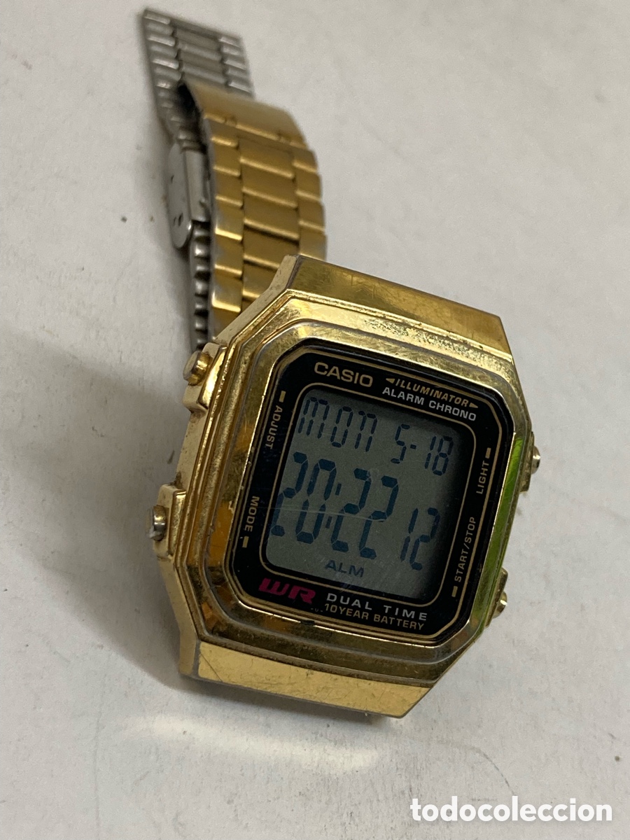 Relojes - Casio: Reloj Casio A178W dorado