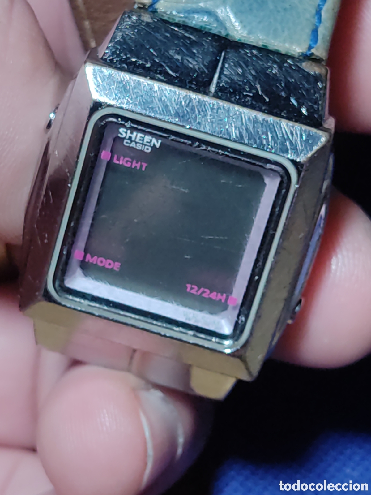 Relojes - Casio: Raro Reloj Casio Sheen,caja de acero,modelo 2675 SHN-400.No s&eacute; si funciona, repuestos, recambios.