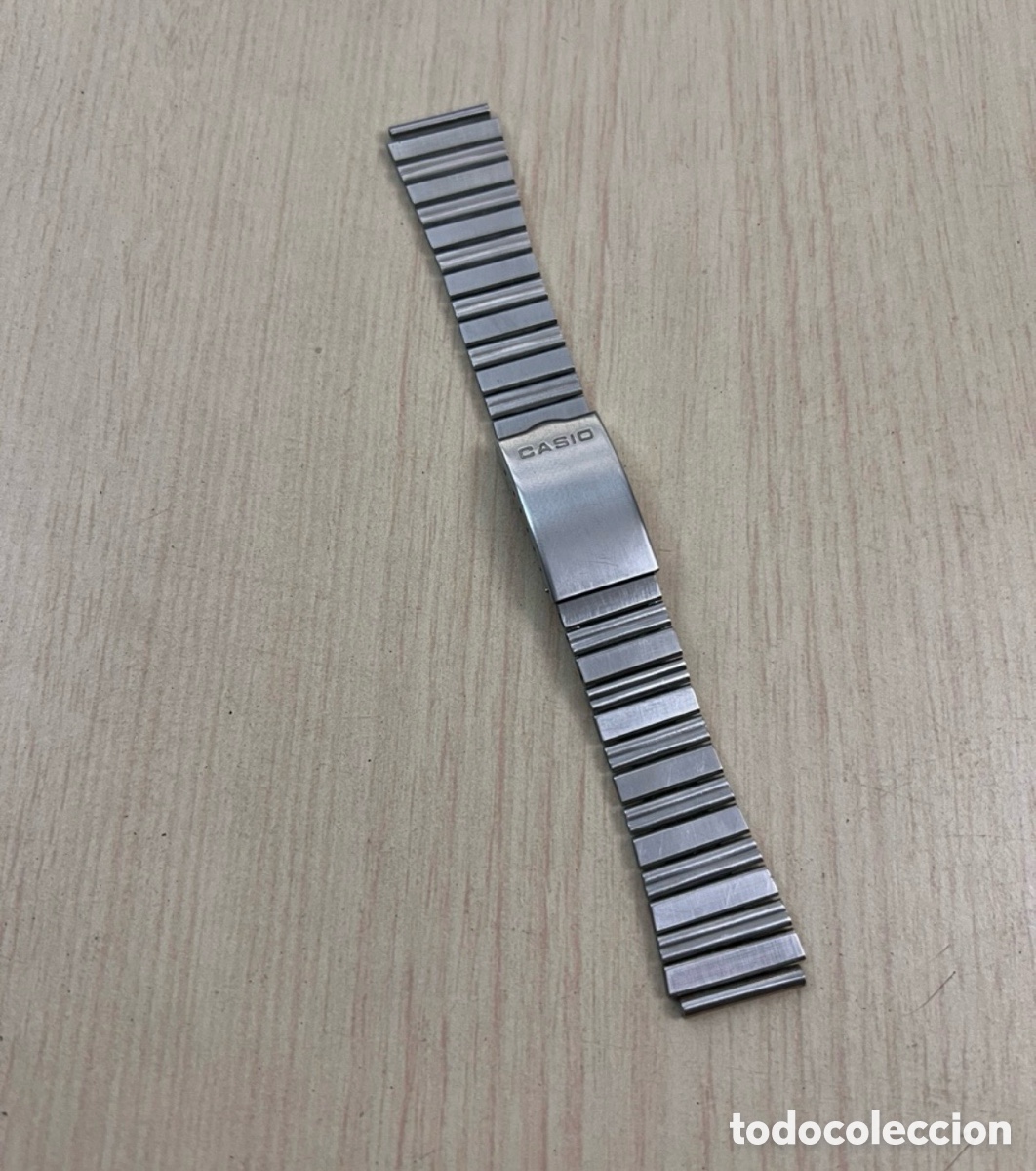 Rel&oacute;gios Casio: ✅ pulsera CASIO 18 mm acero vintage perfecto estado Jap&oacute;n