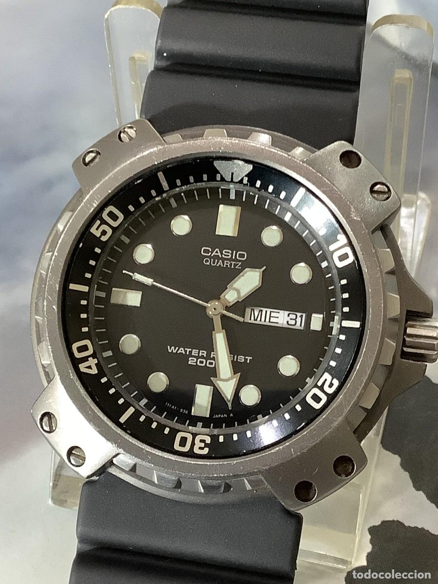 Relojes - Casio: RELOJ CASIO MD 703 &rdquo; GREY ION PLATING &rdquo; JAPAN A&ntilde;o 88 (VER FOTOS)