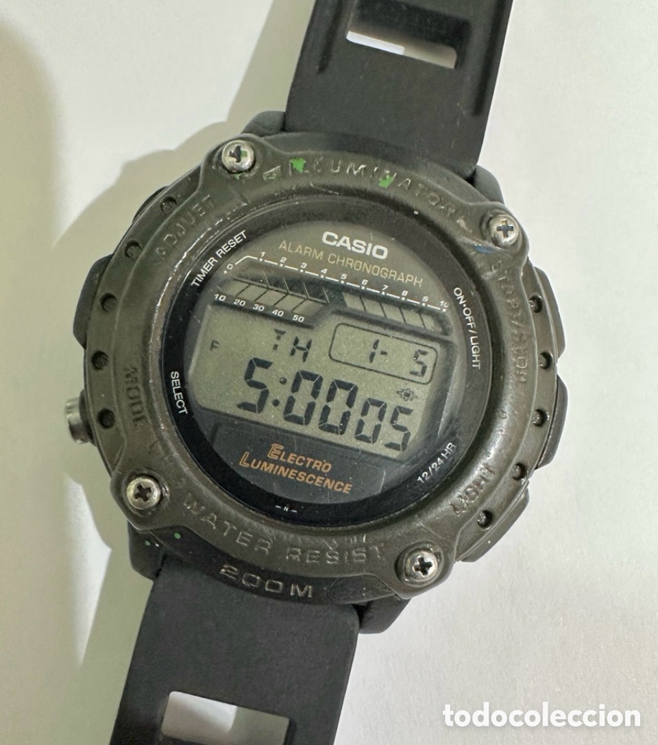 Rel&oacute;gios Casio: Reloj CASIO DW-285 Electro LUMINESCENCE Alarm Chrono Japon Vintage