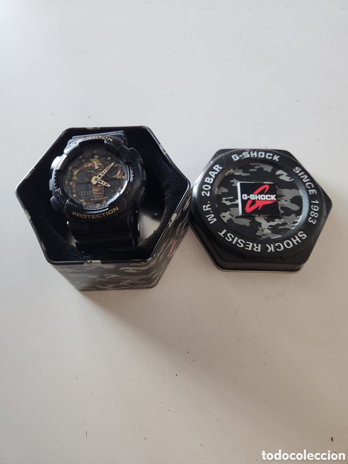Rel&oacute;gios Casio: RELOJ CASIO G-SHOCK W.R. 20 BAR. 5081 GA-100CF. EN CAJA.