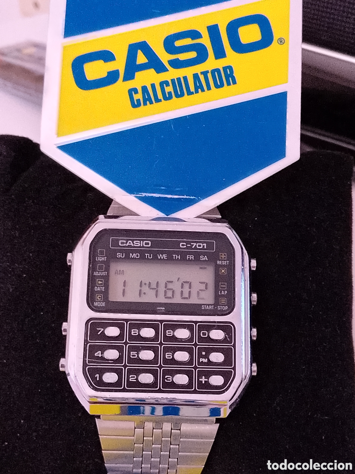 Relojes - Casio: 88.reloj Casio calculadora C-701 (Ojo ..Gris) - Foto 4