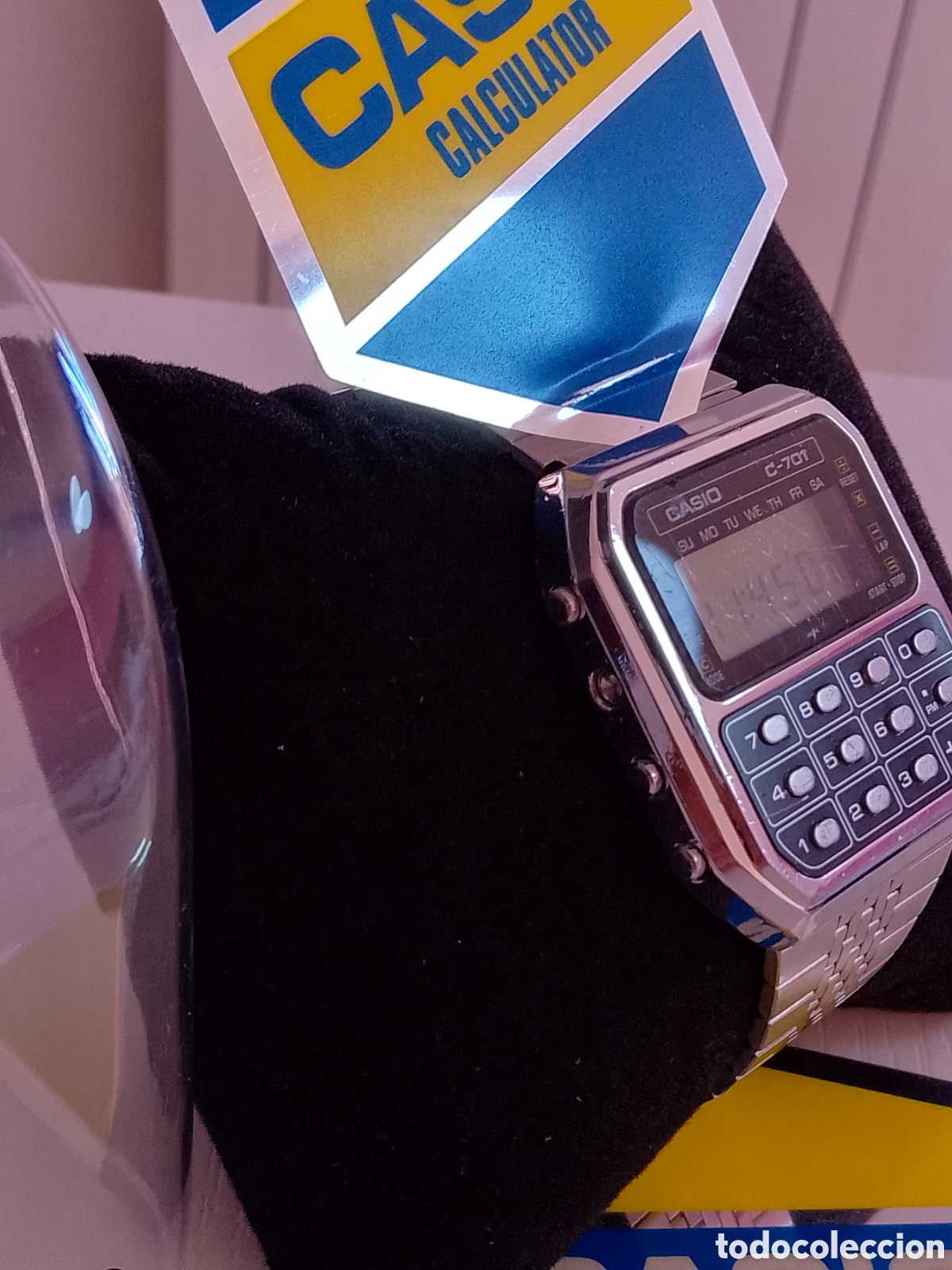 Relojes - Casio: 88.reloj Casio calculadora C-701 (Ojo ..Gris) - Foto 6