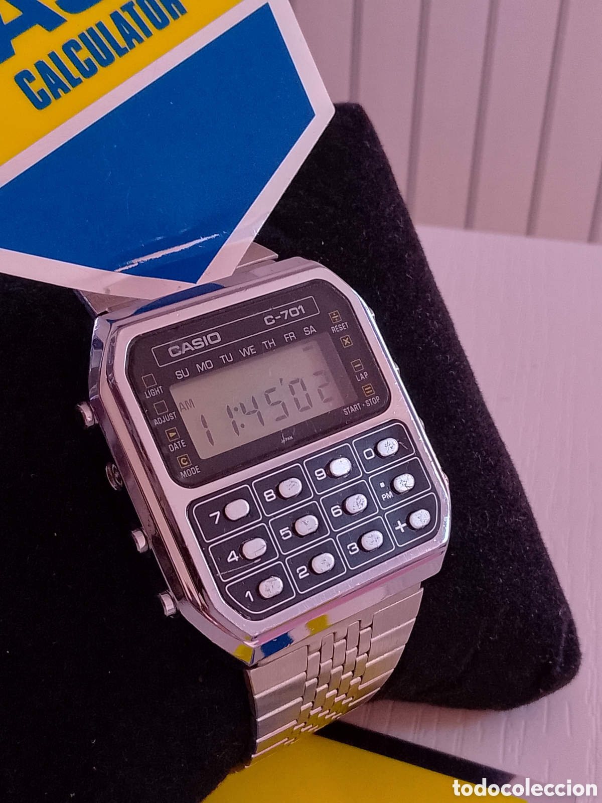 Relojes - Casio: 88.reloj Casio calculadora C-701 (Ojo ..Gris) - Foto 1