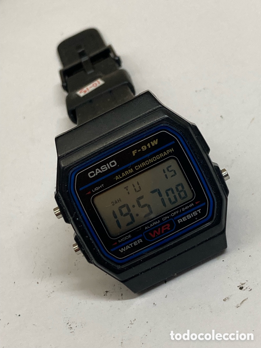 Relojes - Casio: Reloj Casio F-91w Chronograph