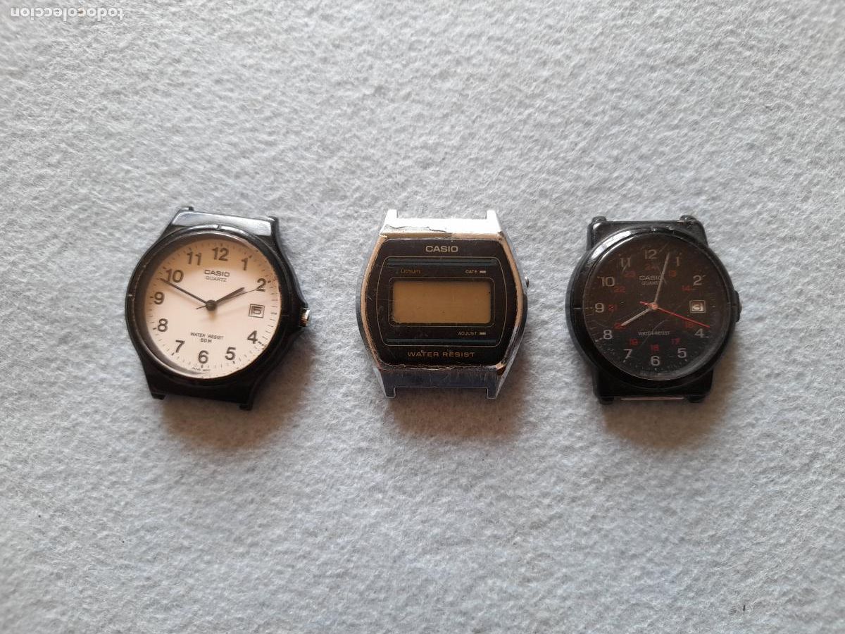 Rel&oacute;gios Casio: Casio. Lote de 3 Relojes de Cuarzo para Caballero. Japan.